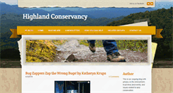 Desktop Screenshot of highlandconservancy.net